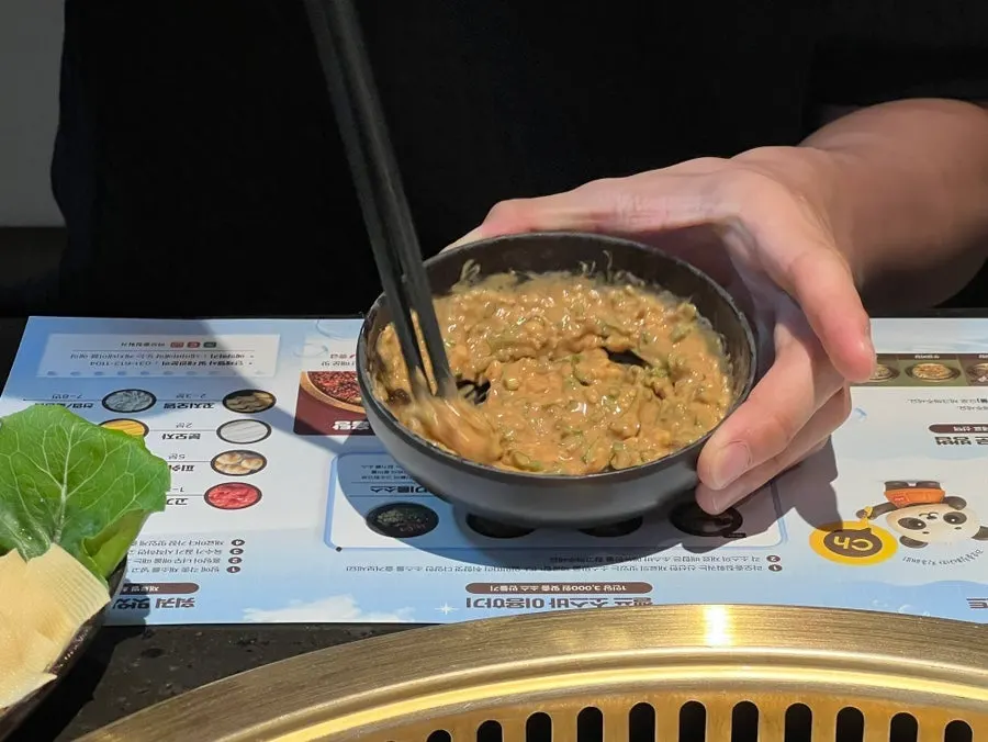 Homemade sesame sauce