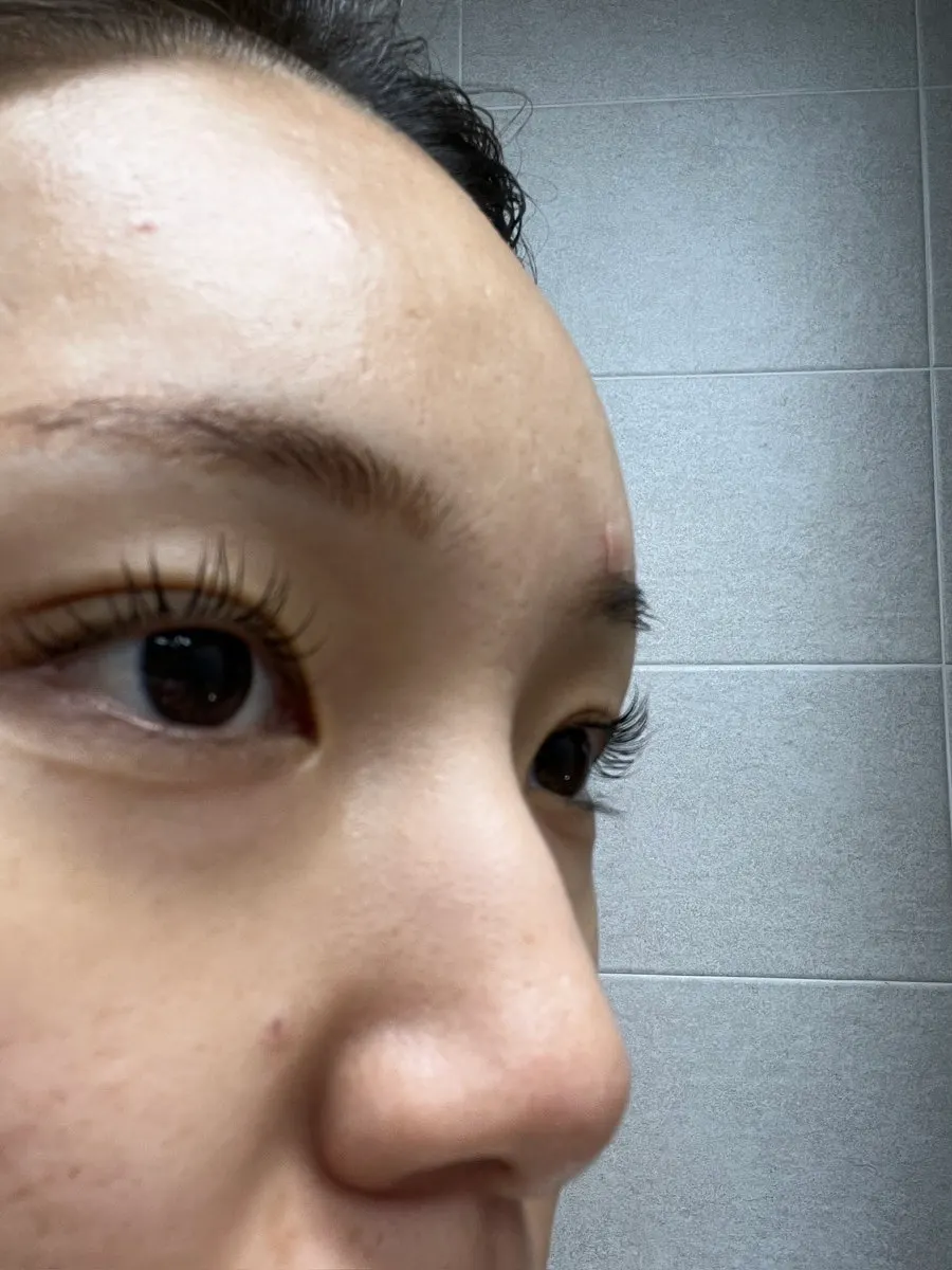 After finishing the lash lift treatment at Onyu Lash