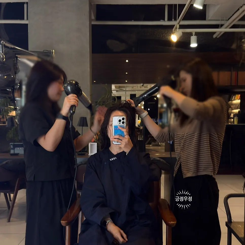 Hair after neutralizing and shampoo