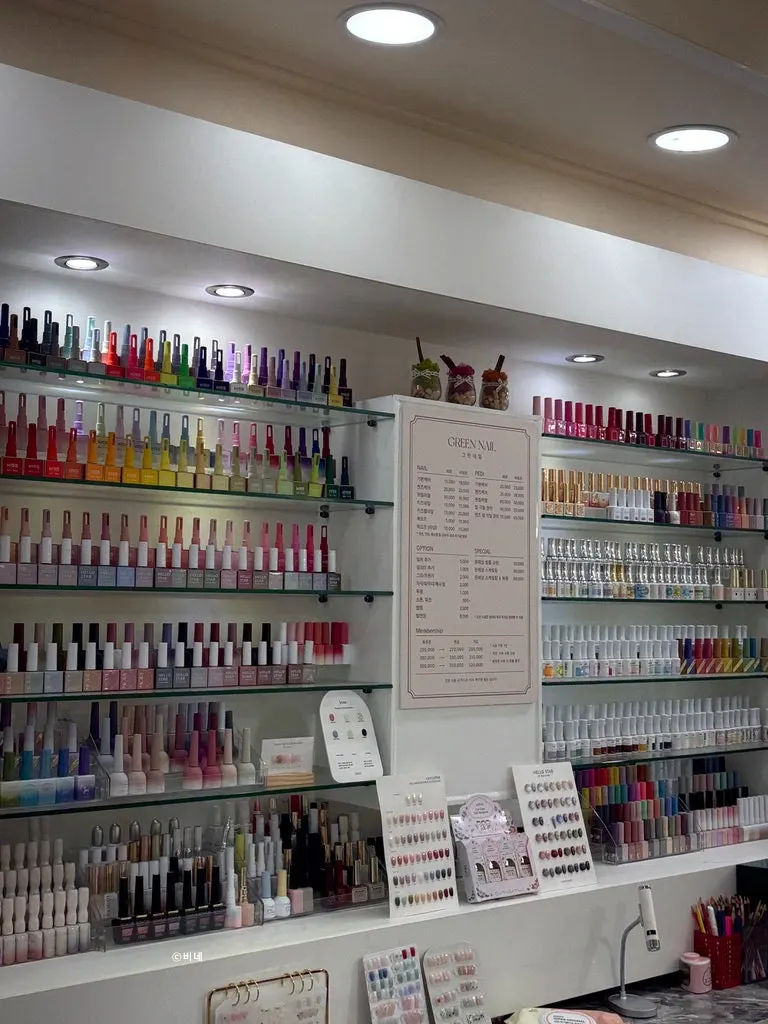 Professional nail equipment inside Green Nail