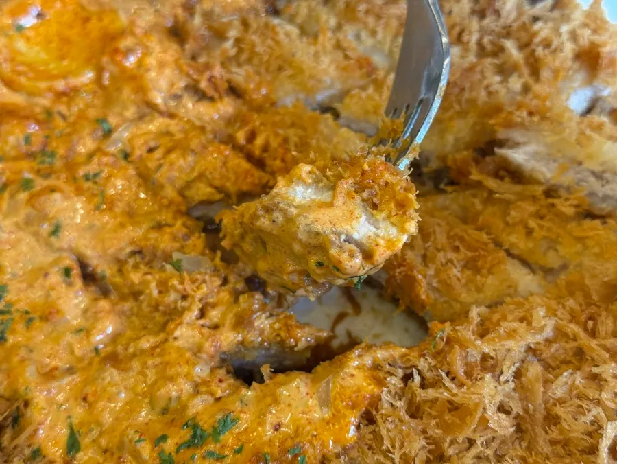 トンカツセットと一緒に出た付け合わせ