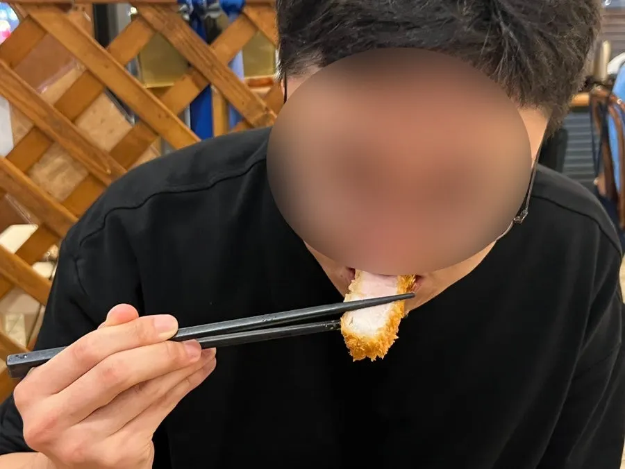 비계 없이 담백한 등심카츠 조각