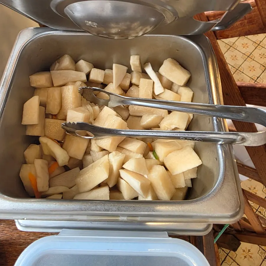 Sauces at the self-serve corner