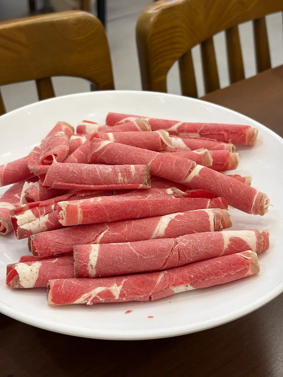 Mushroom shabu hot pot table setting with minari and bean sprouts