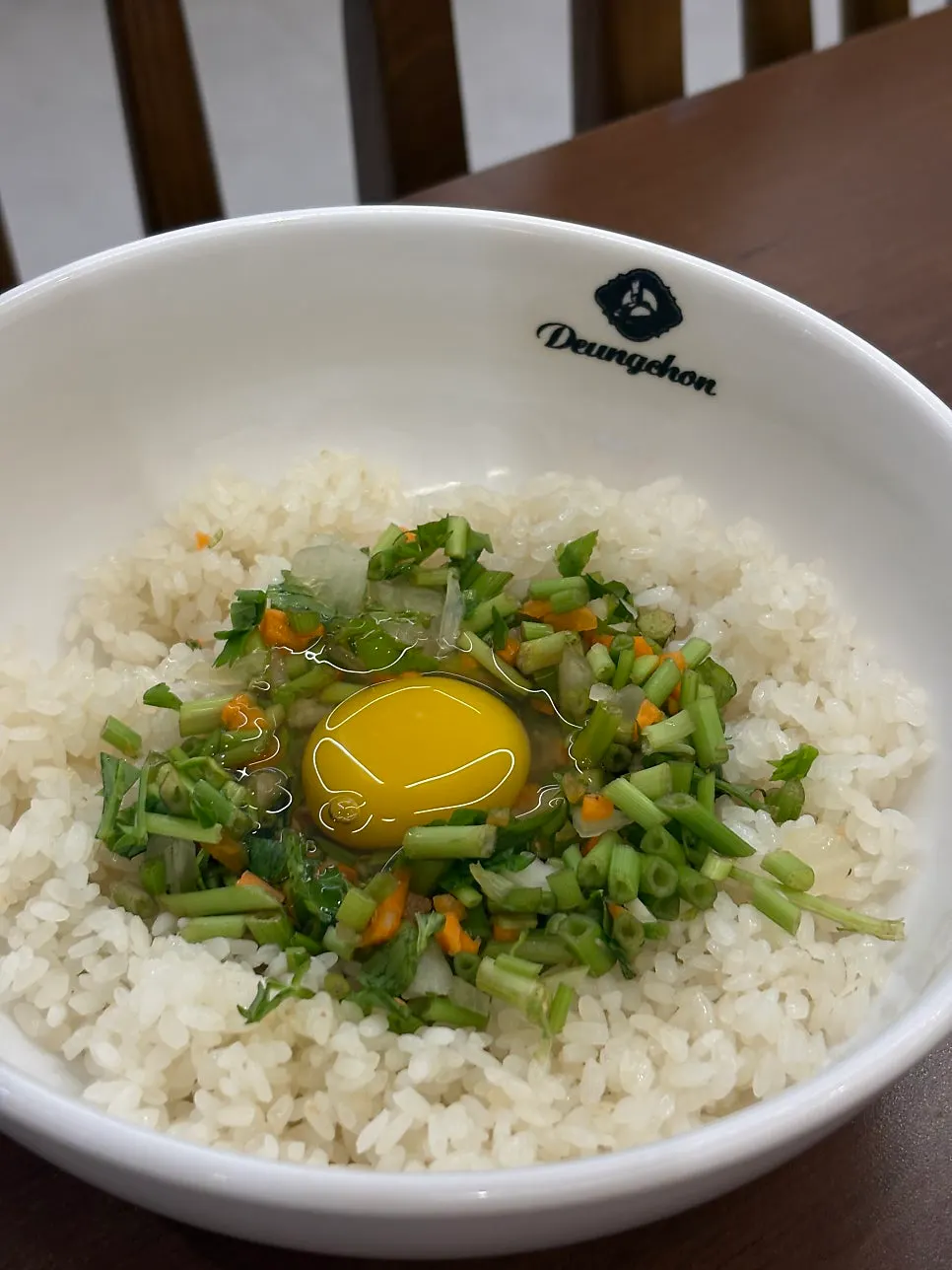 Basic shabu kalguksu table setting