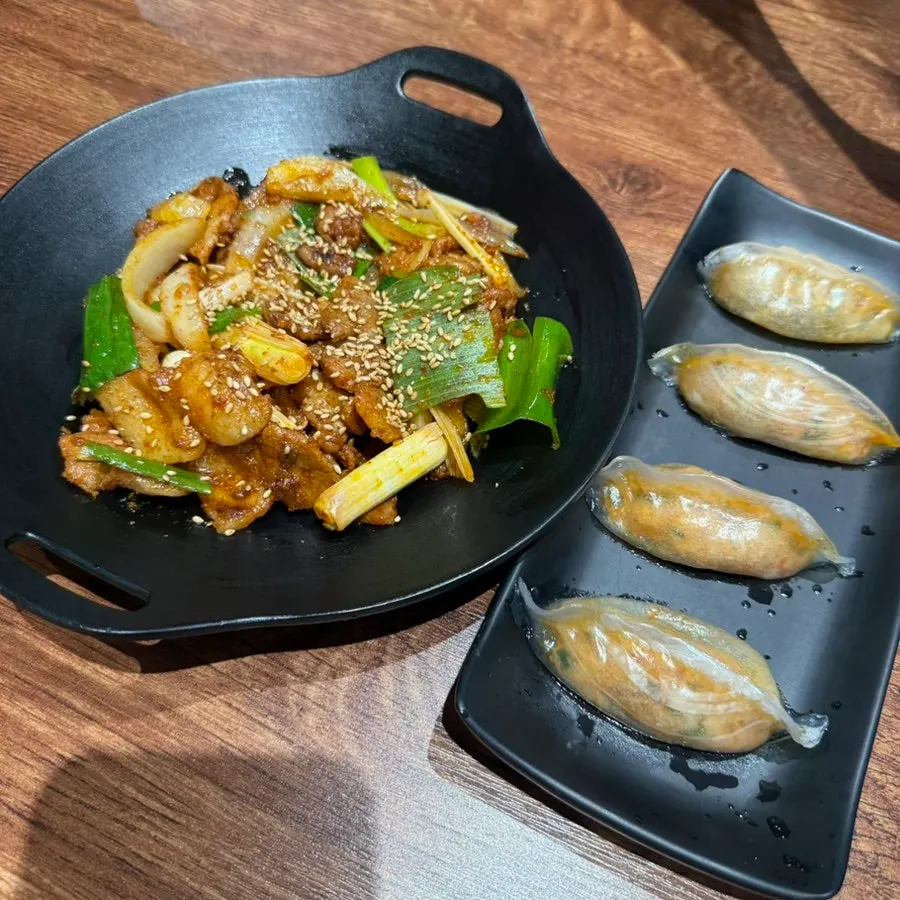 물냉면 고추장삼겹살 세트
