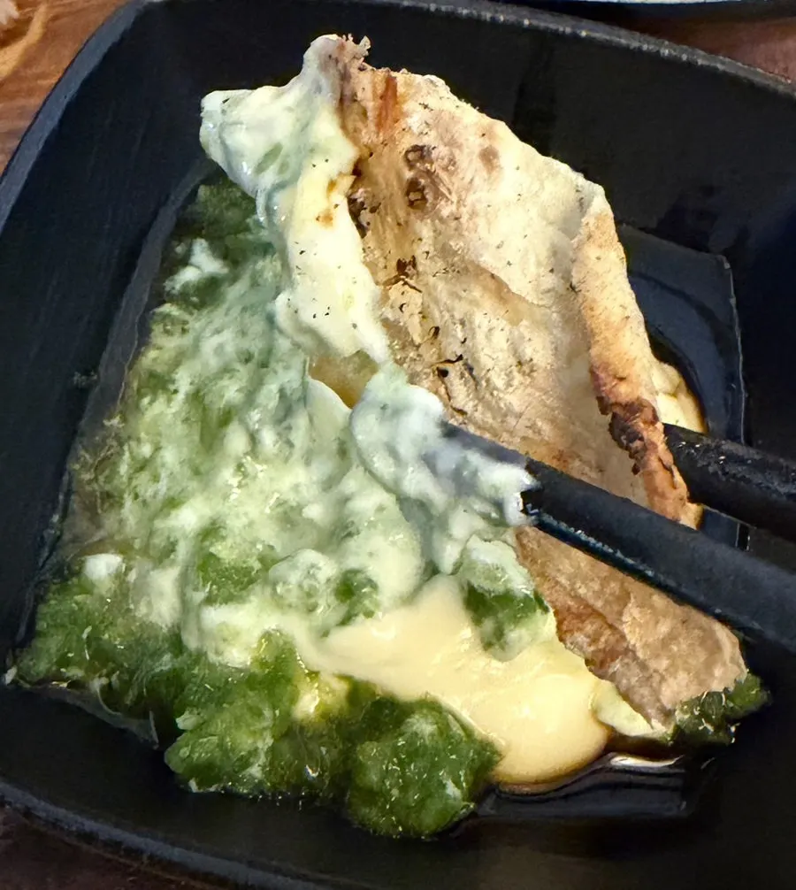 Premium dried pollock served with skin and flesh separated