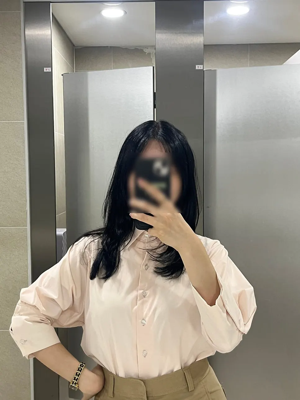 Hair before the tone-down color visit