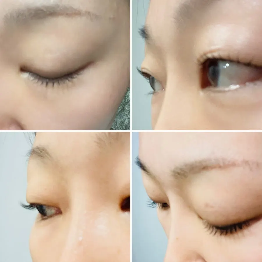 속눈썹펌 후 또렷해진 눈매