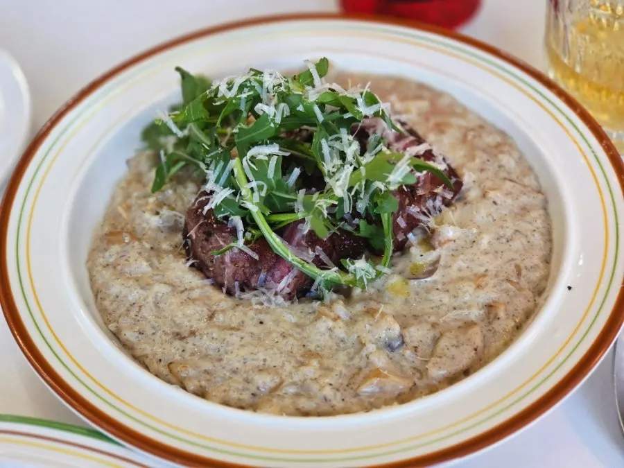 Paol steak risotto
