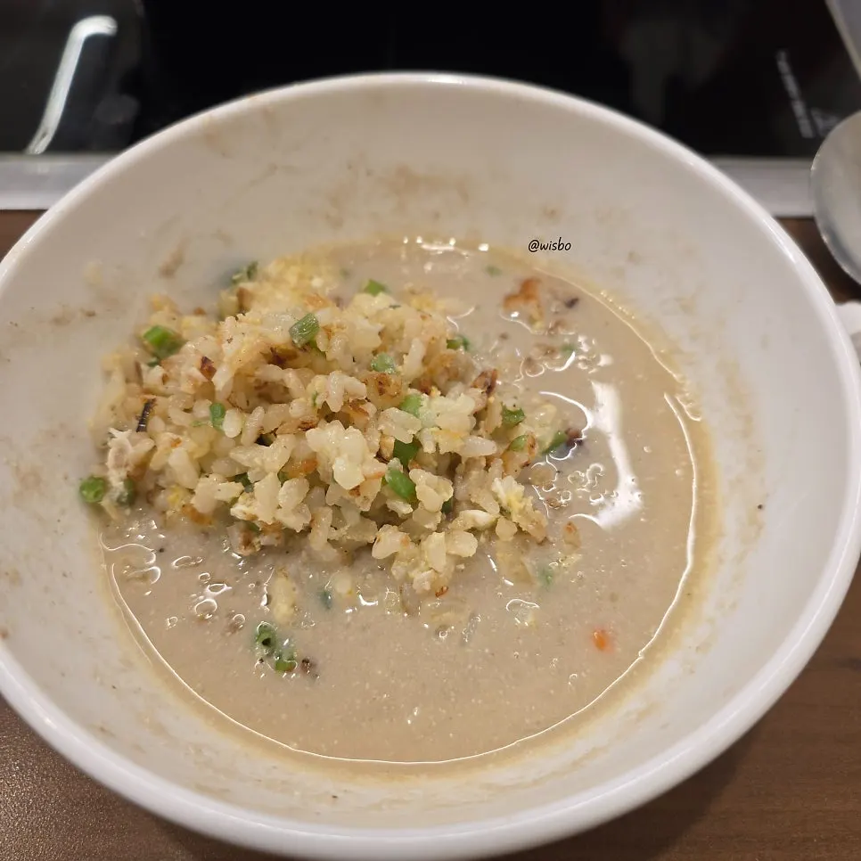 Fried rice with perilla broth mixed in