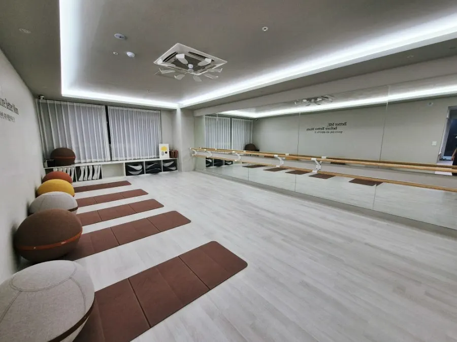 Guide to the Pilates and barre spaces