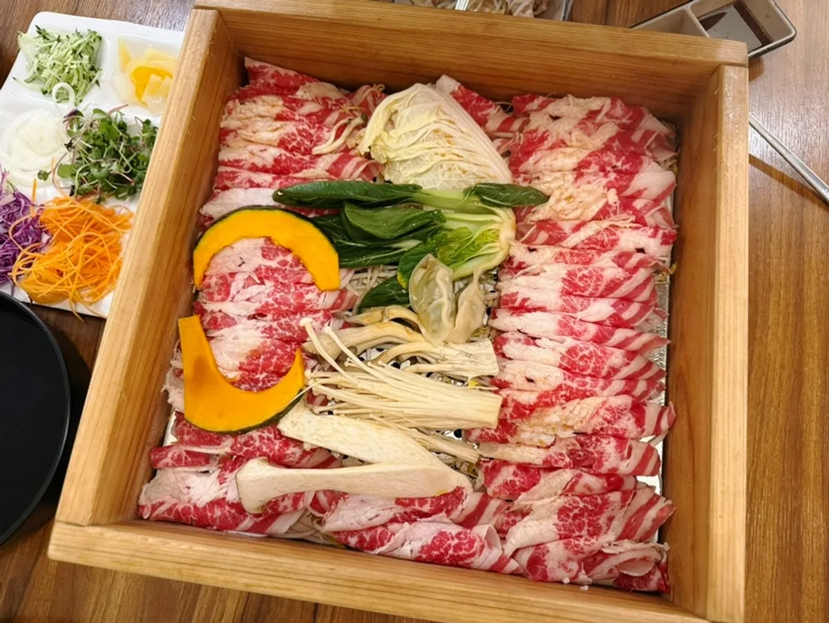 태블릿으로 리필한 두 번째 편백찜