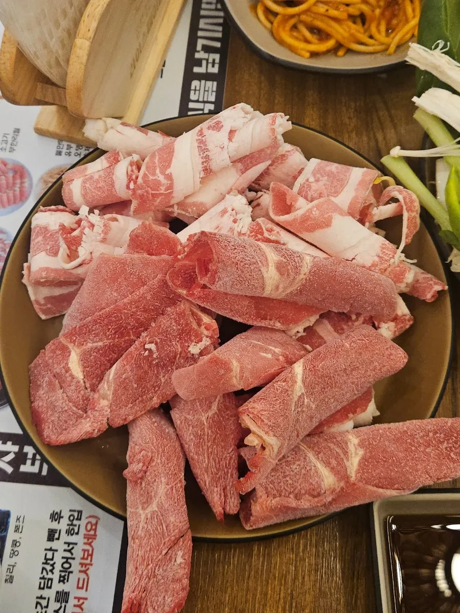Ordered shabu-shabu broths