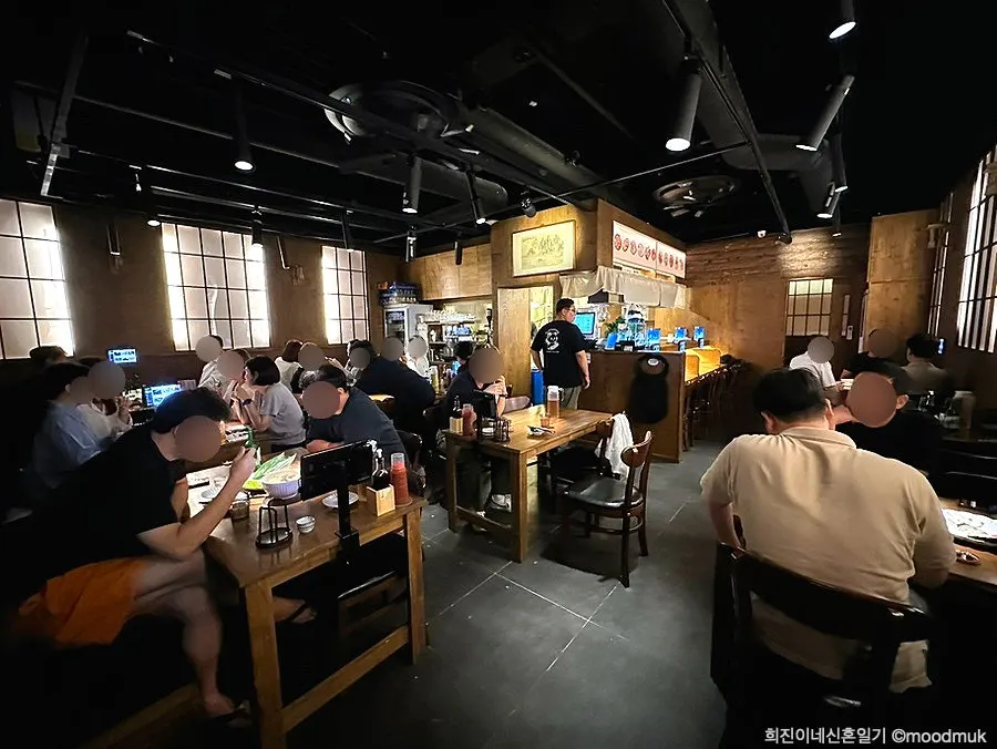 Interior view of the room seating area