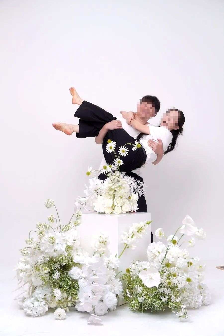 Couple photo taken for an 8th anniversary