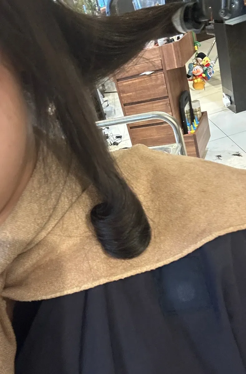 Unrolling the rods to check the curl