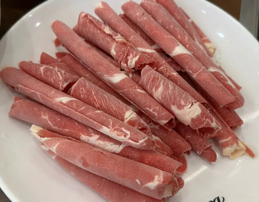 180g plate of shabu beef