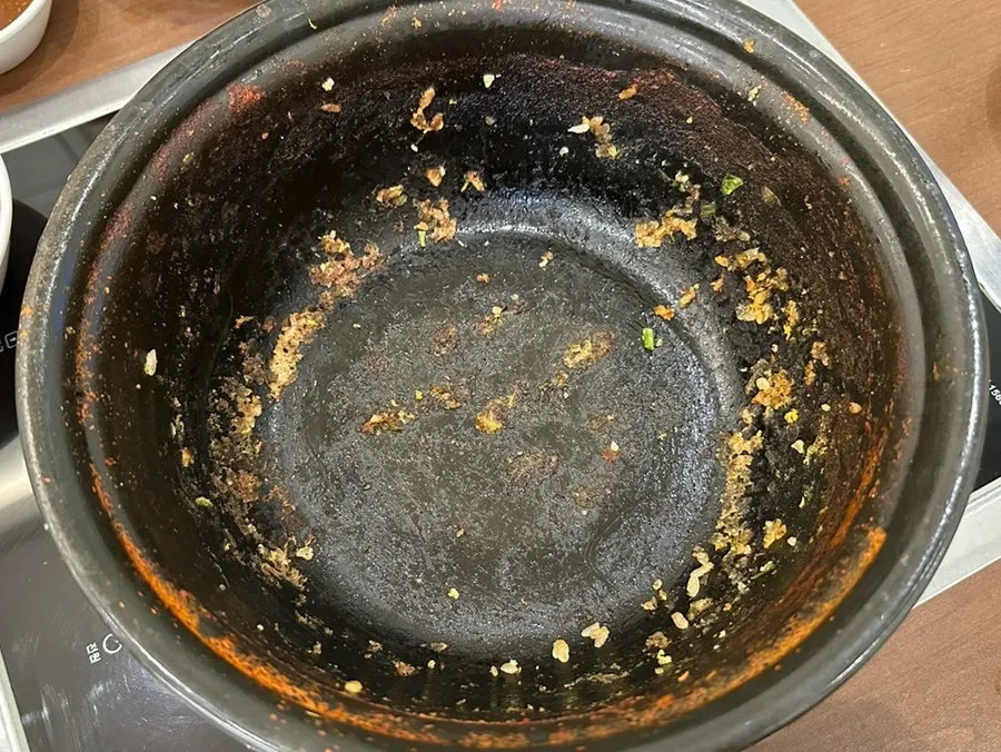 Big spoonful of fried rice