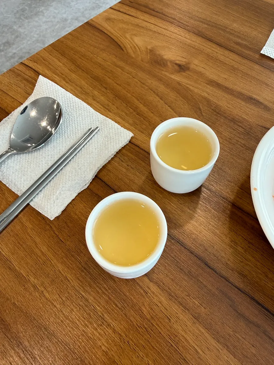 식사 전에 나온 인삼주