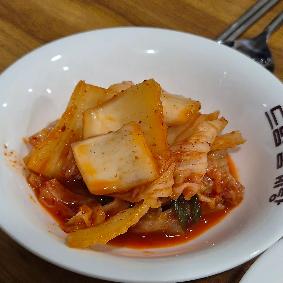 드림삼계탕 기본 반찬 한 접시
