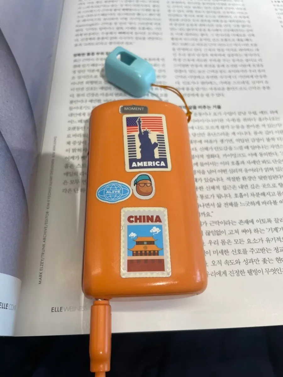 직원이 챙겨준 보조배터리
