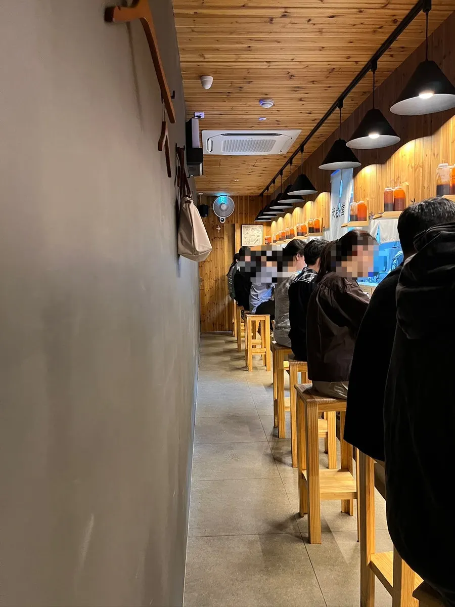면과 숙주 추가 서비스 안내문