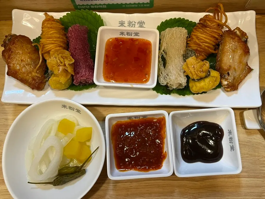 매장에 준비된 차가운 차