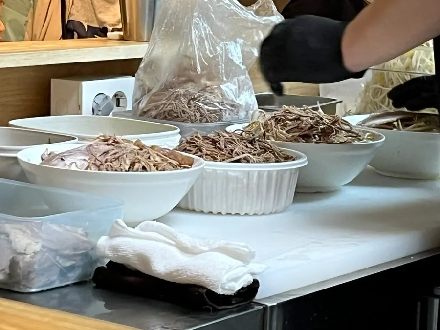 식사 준비를 마친 자리