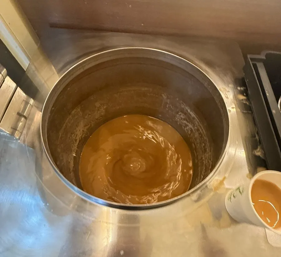 A finished bowl of shabu-shabu