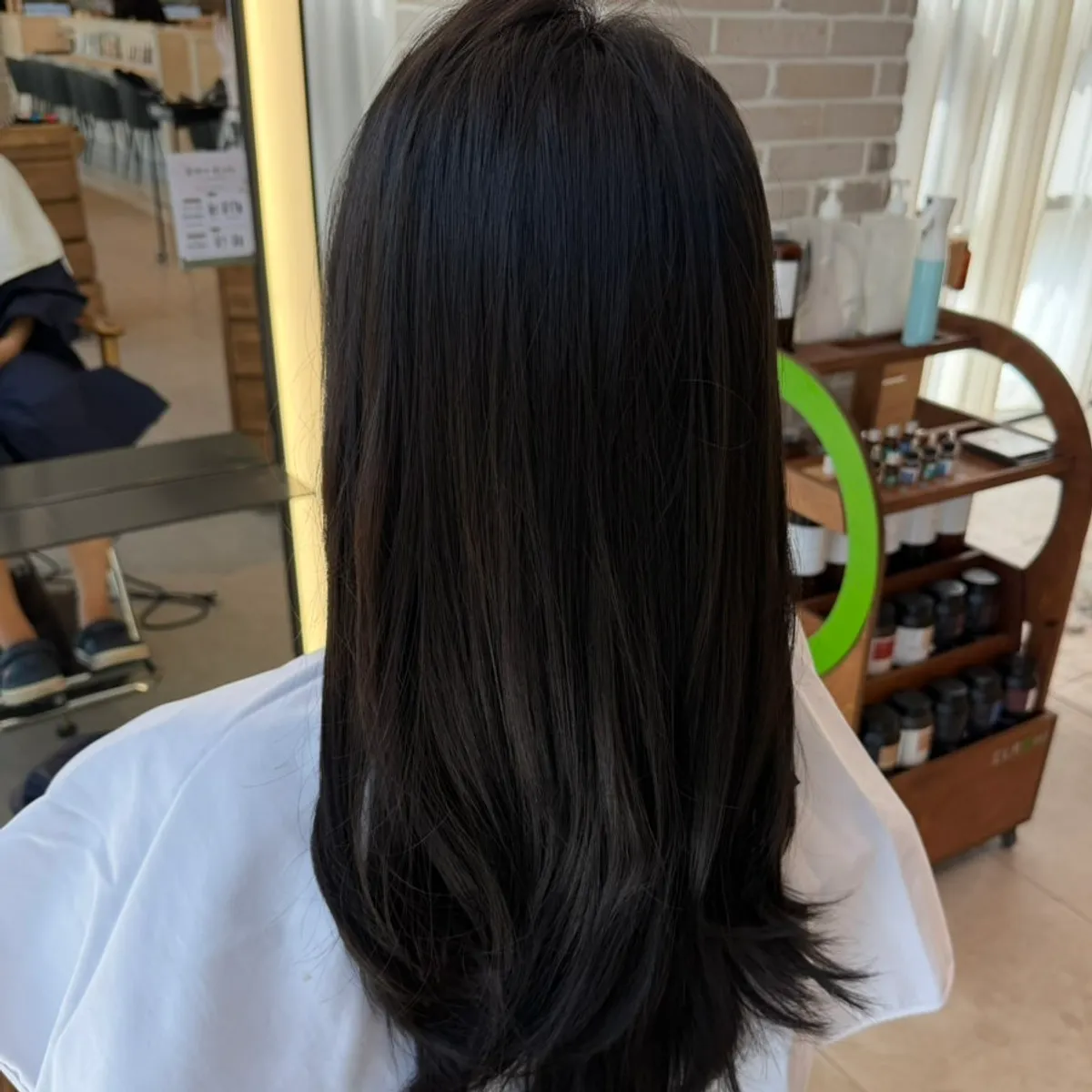 Finished matte brown dye result