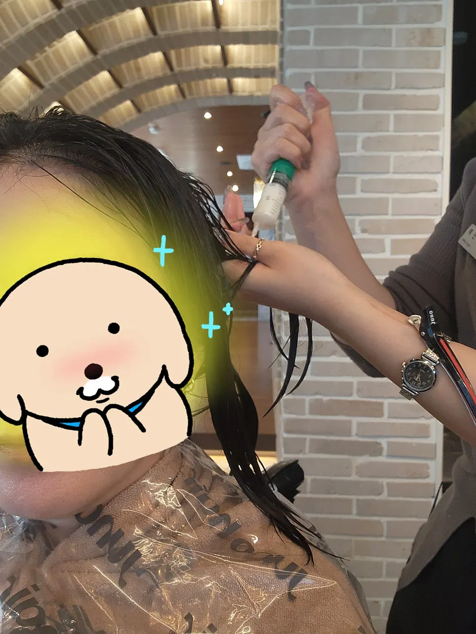 Hair during the clinic B course