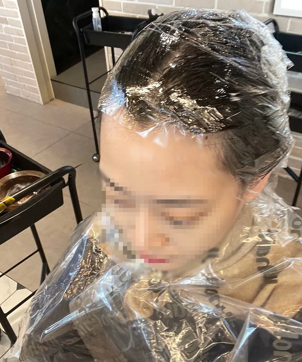 Preparing for the volume magic root perm treatment