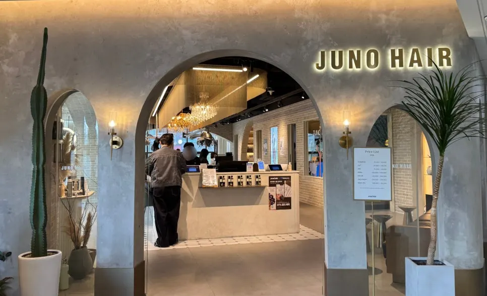 준오헤어 동탄SRT역점 입구