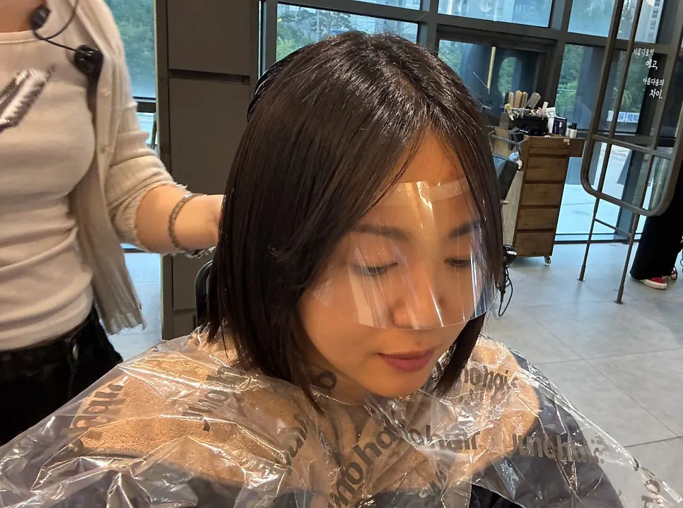매직펌 뒤 클리닉 전 시술 과정