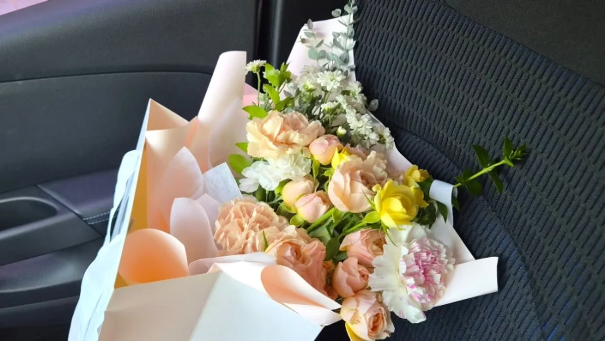친구에게 전할 축하 꽃다발