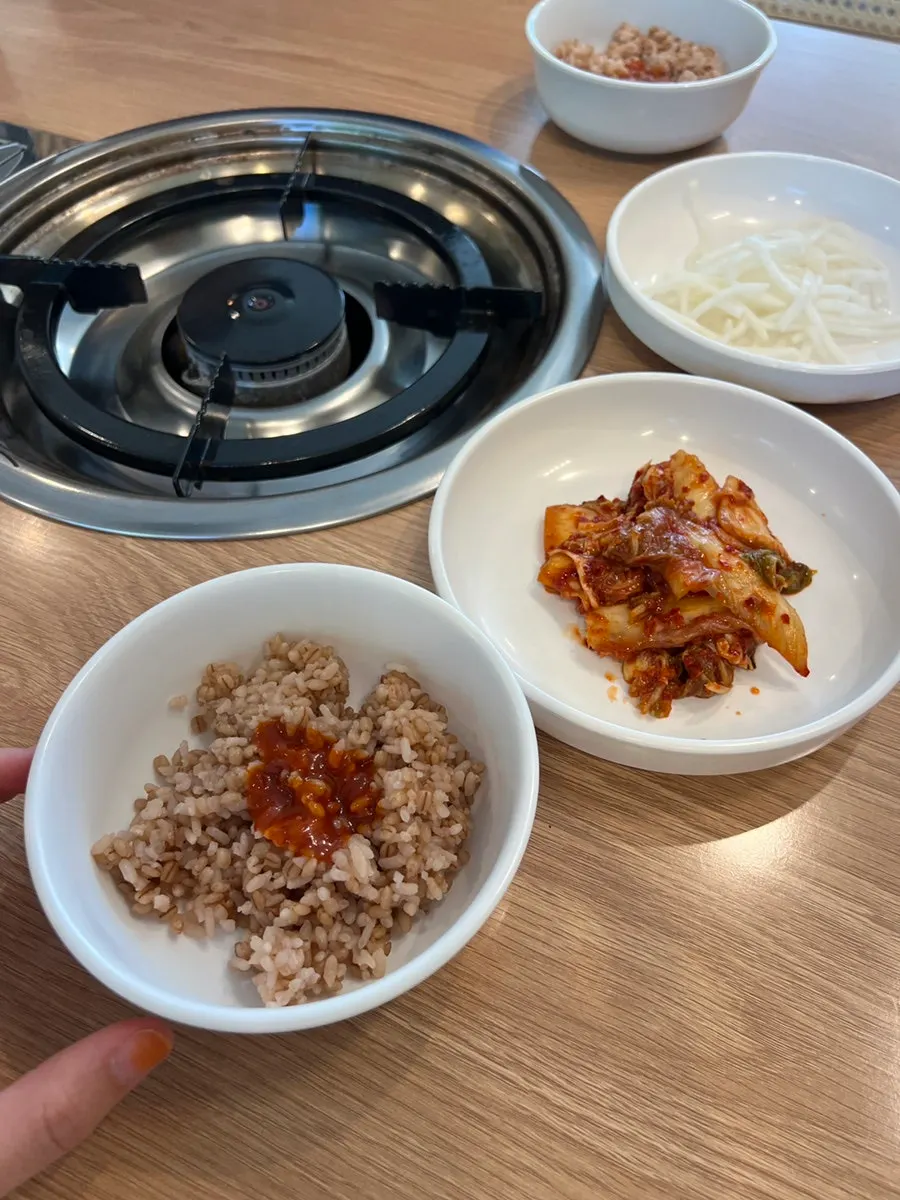 Barley rice served as the default starter