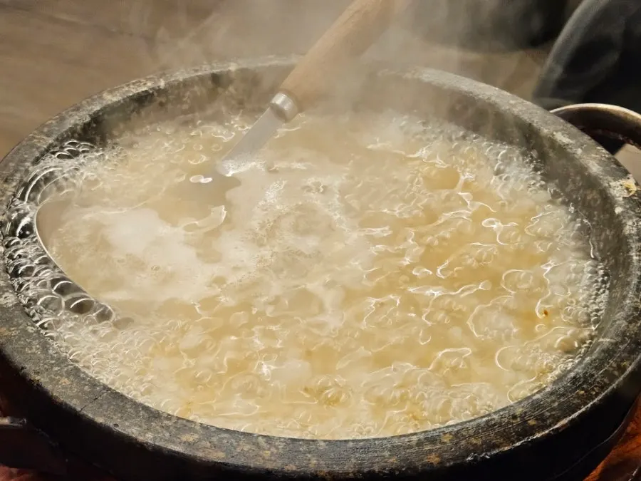 Flying fish roe cheese steamed egg with melted cheese