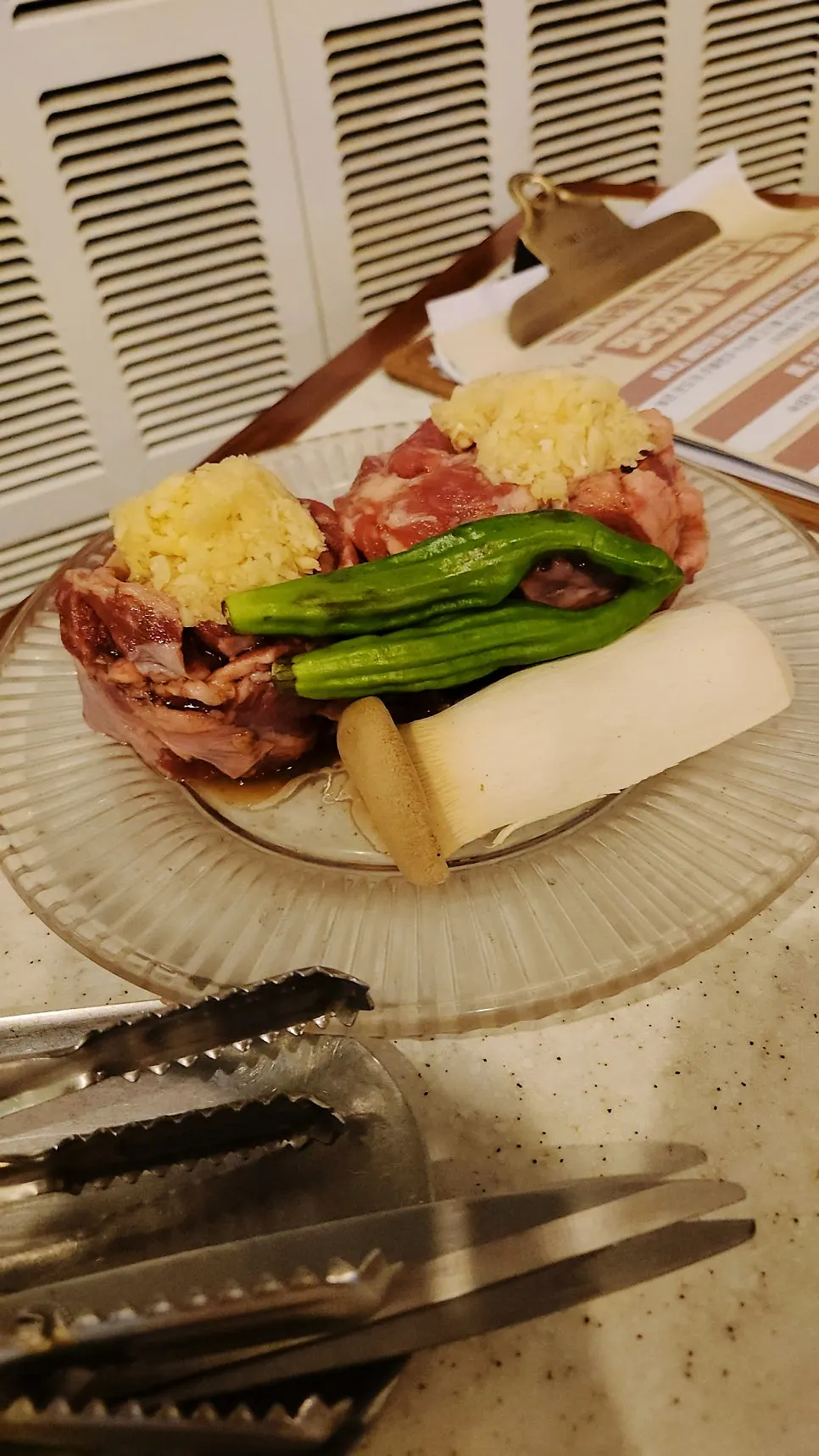 Signature doldolmanongsal topped with minced garlic