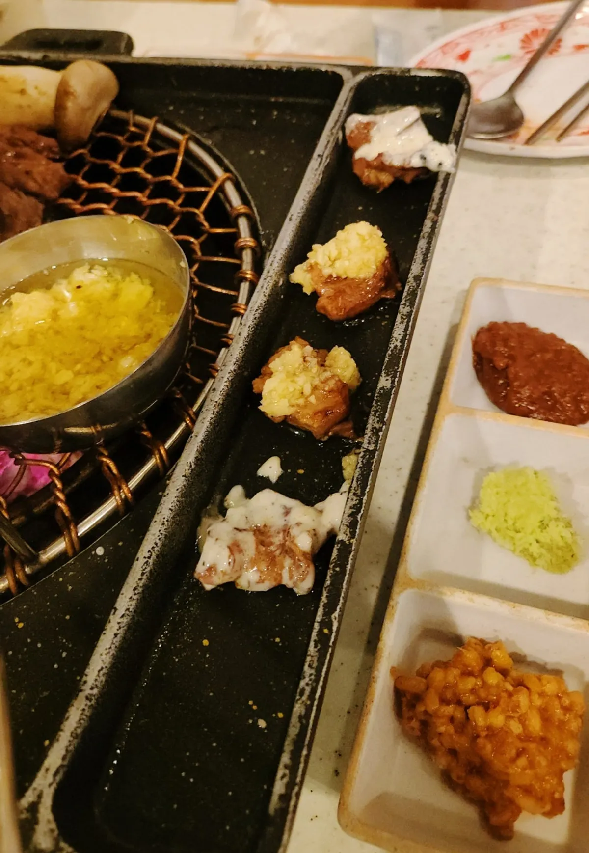 Black pork cut into bite-sized pieces