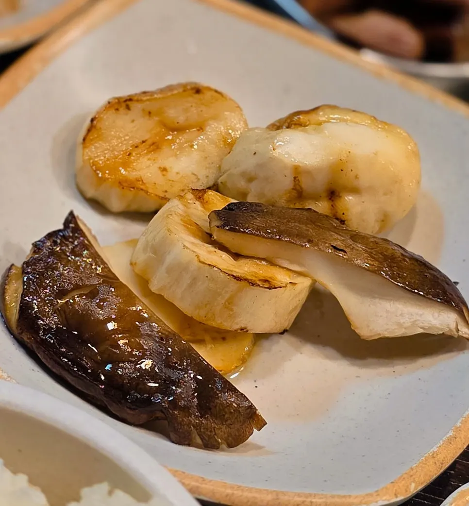 Close-up daging yang dipanggang kecoklatan