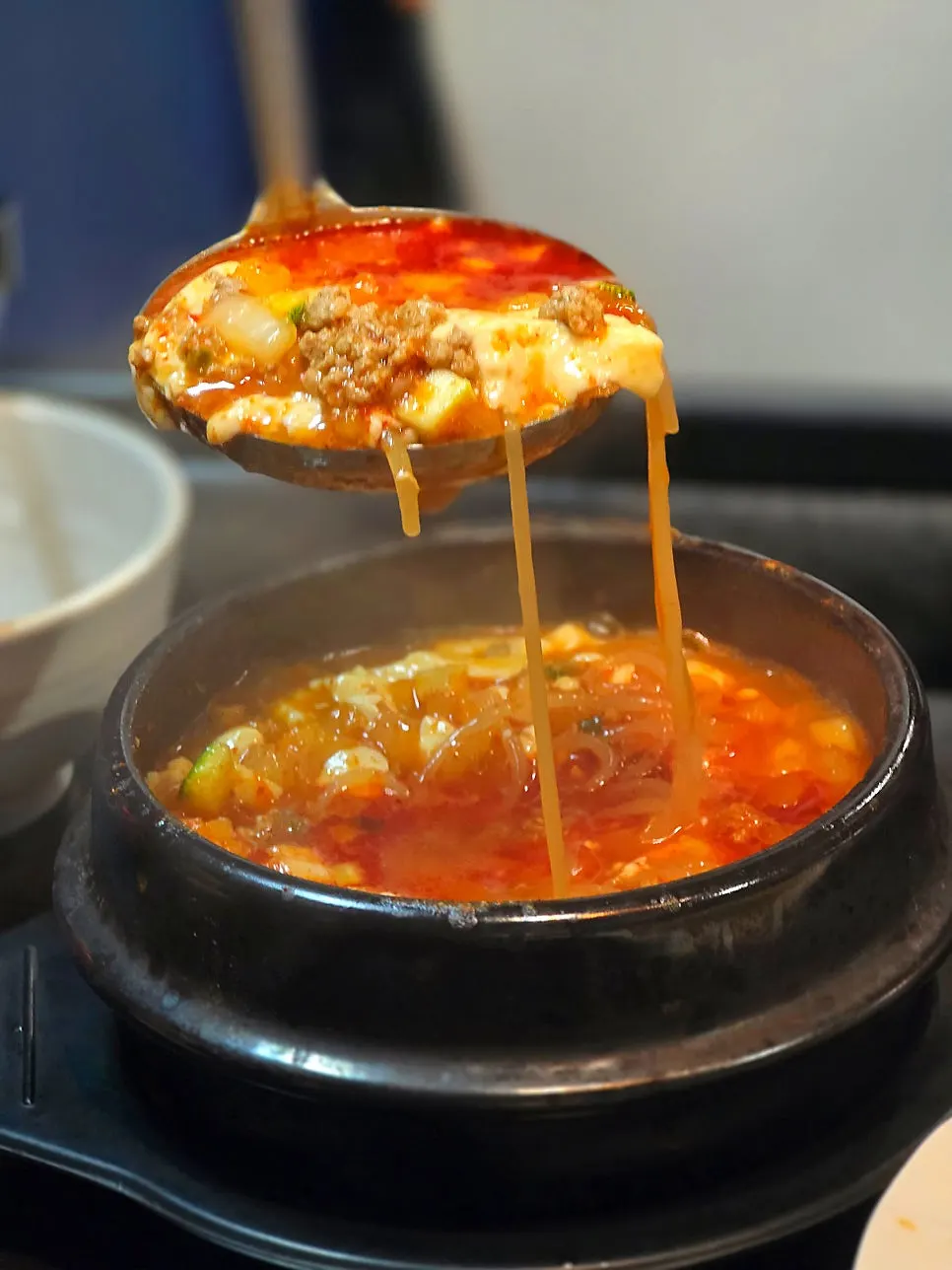 Jamur yang dipanggang bersama daging