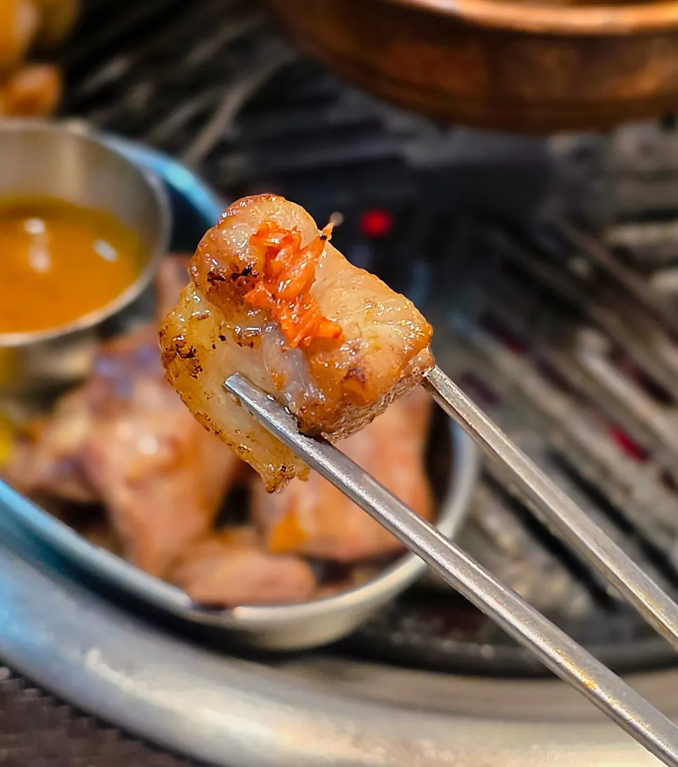 Pork belly dicelup garam