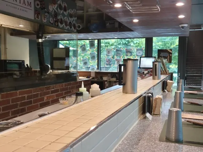 Wide shot of the Don Tamguso storefront