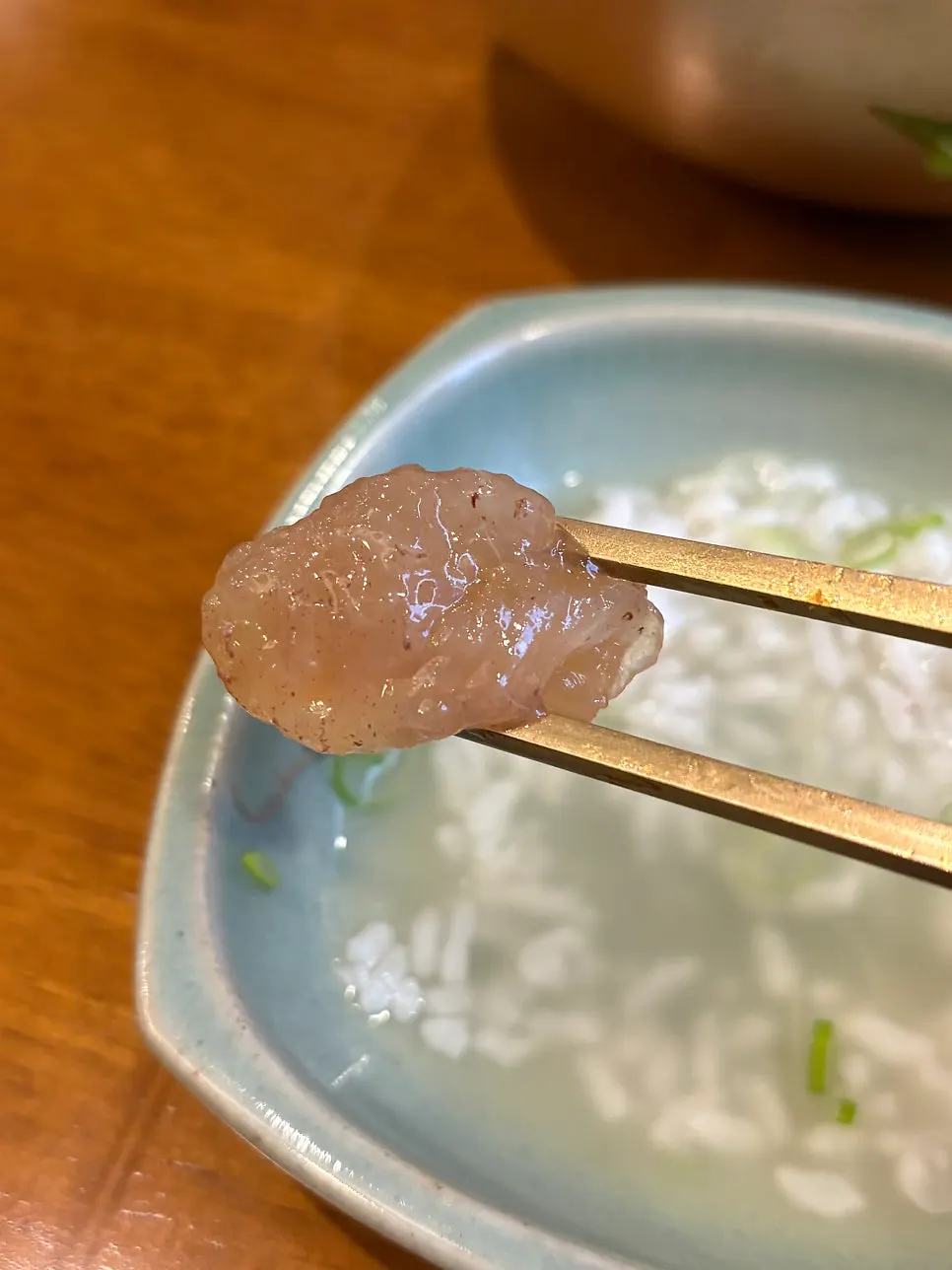 Beef tendon dipped in the special soy sauce