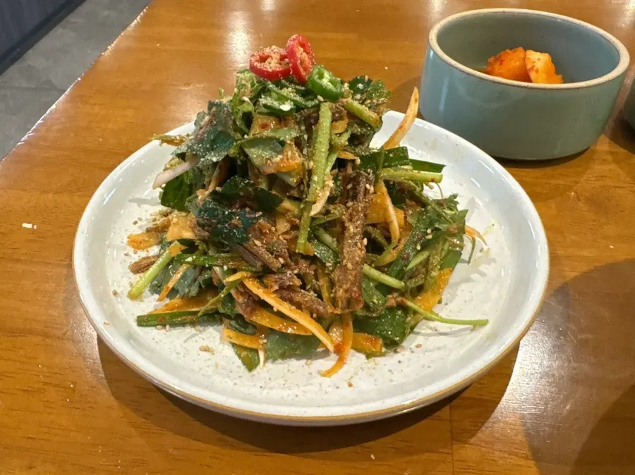 Half plate of Doonjeong's meat muchim