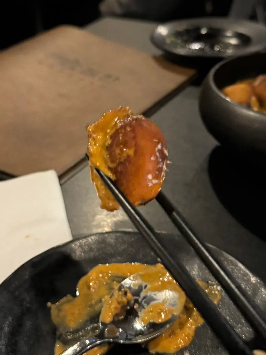 A forkful of potato gnocchi