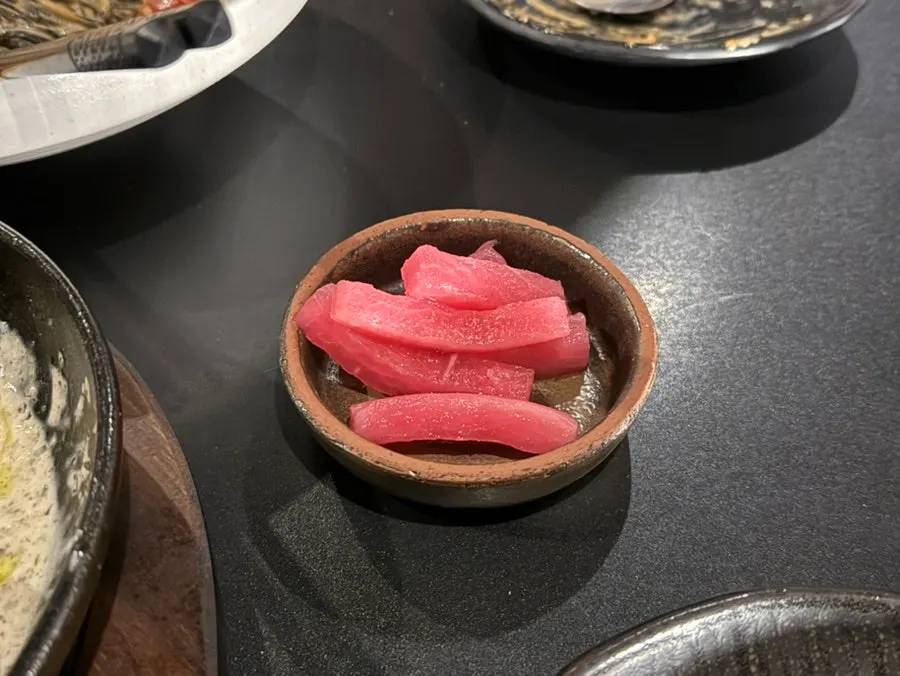 Pickles served at Dophan