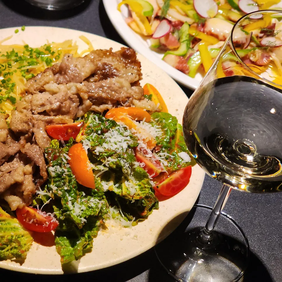A spread of dishes ordered at Dophan
