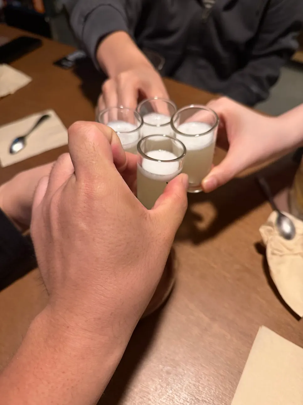 Ice cream ordered as a side snack